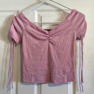 Pink cute top